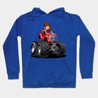 Cartoon monster truck Hoodie